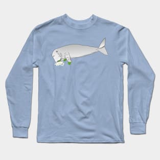 Dugong eating Long Sleeve T-Shirt